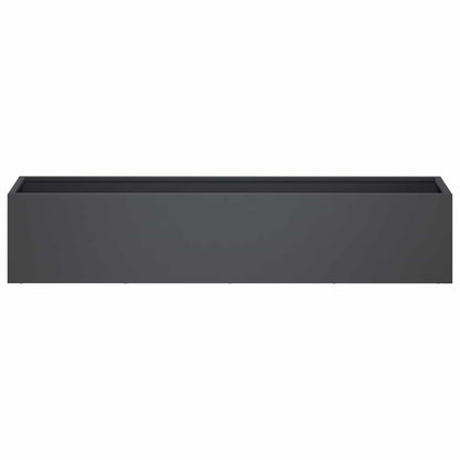 Garden Planter Anthracite 100 x 20 x 20 cm Cold-rolled Steel