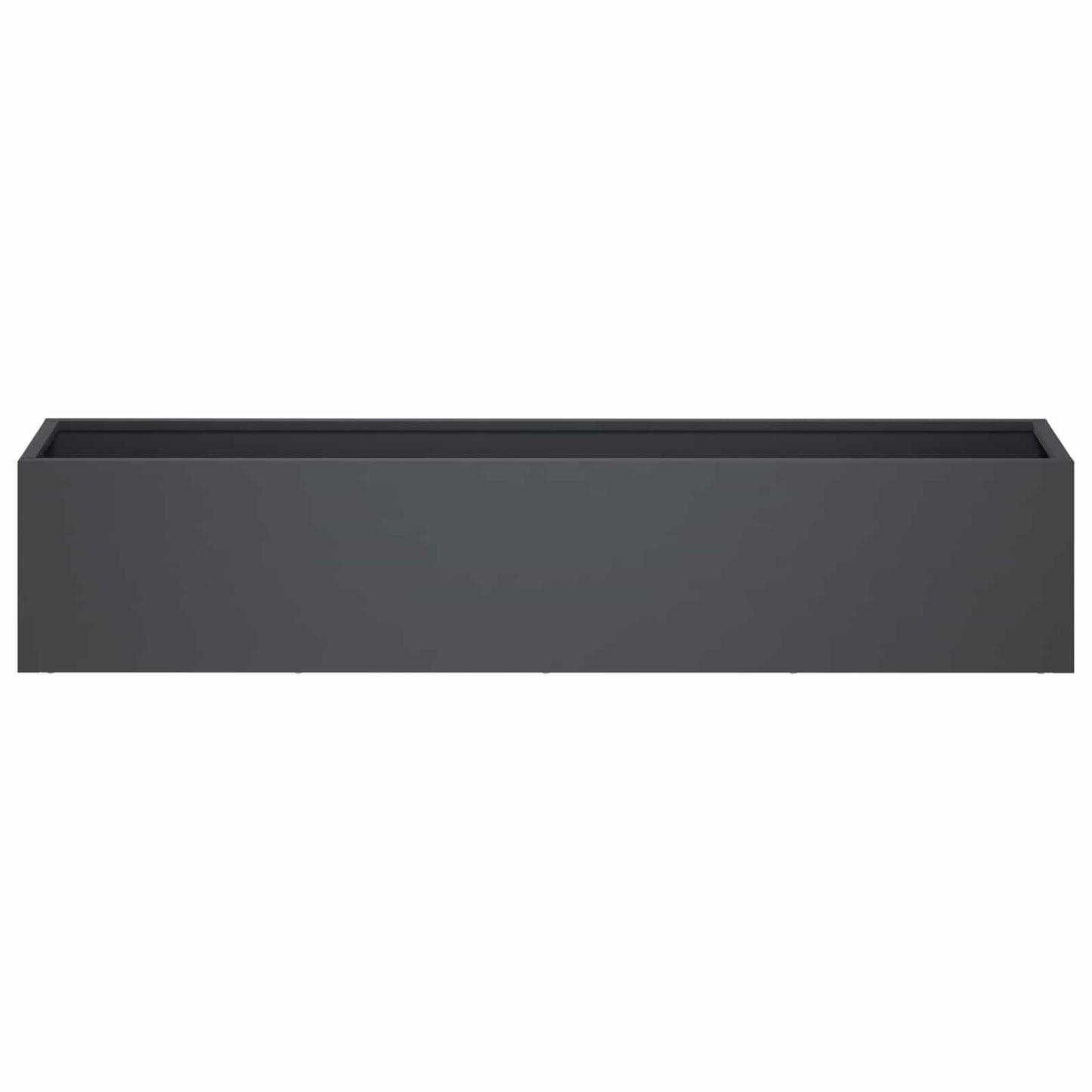Garden Planter 2 pcs Anthracite 100 x 20 x 20 cm
