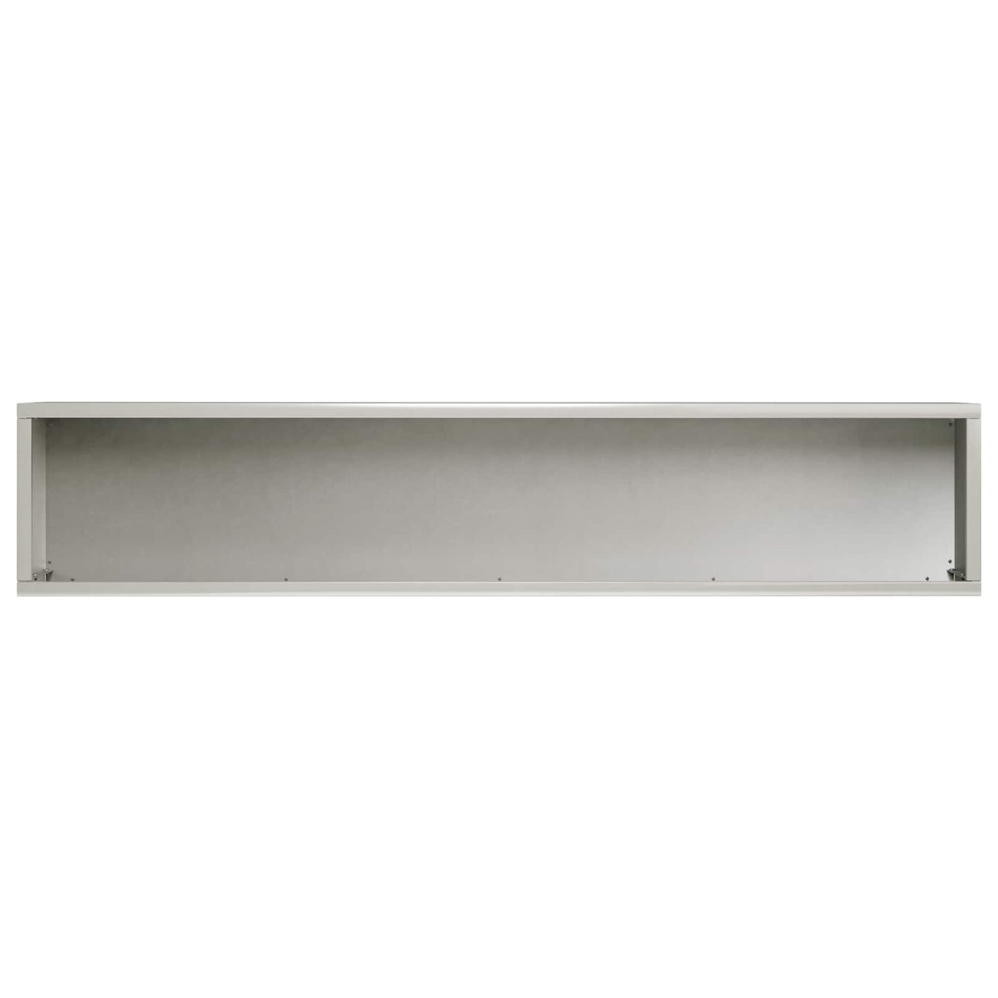 Garden Planter Silver 100 x 20 x 20 cm Stainless Steel