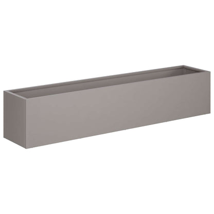 Garden Planter Rusty 100 x 20 x 20 cm Weathering Steel