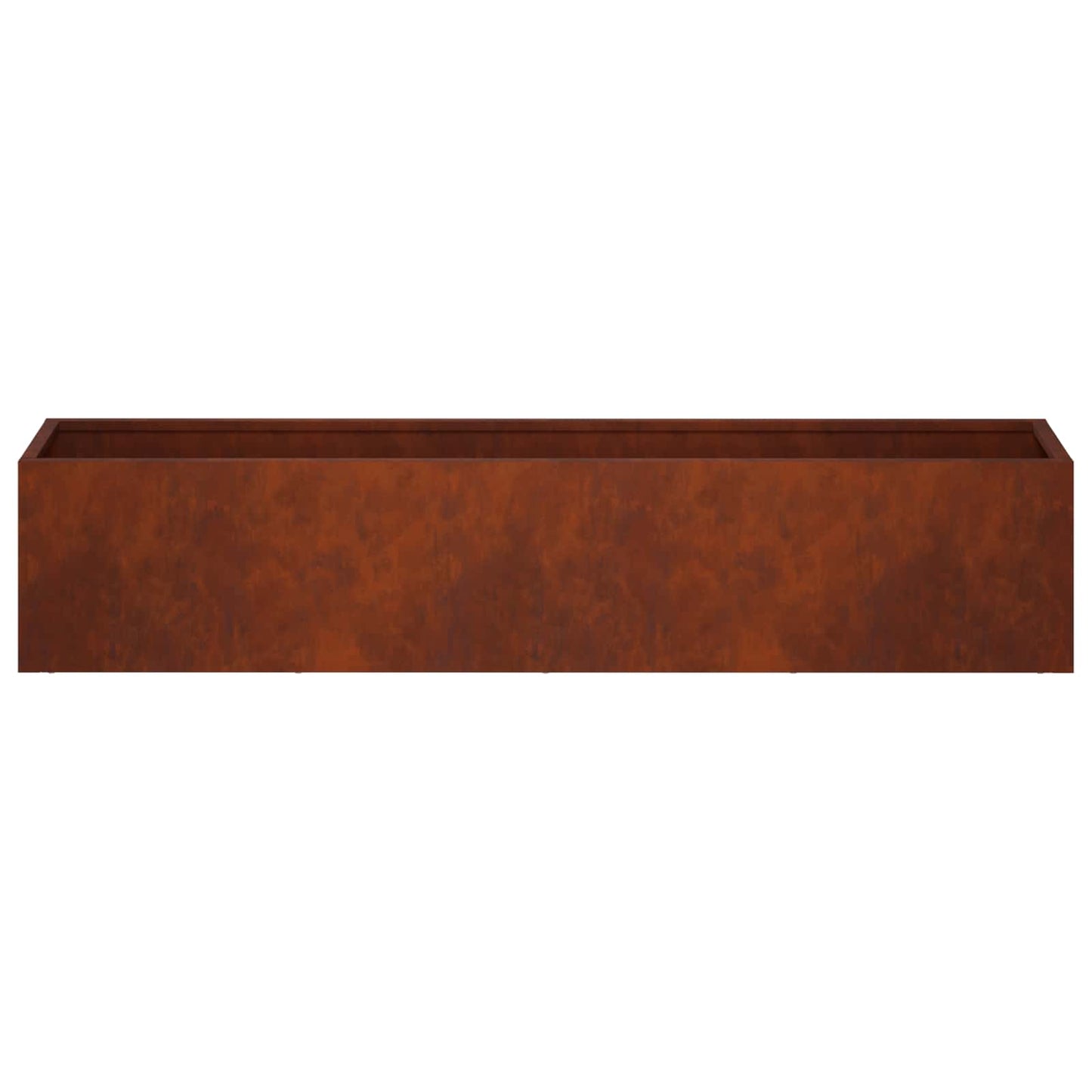 Garden Planter Rusty 100 x 20 x 20 cm Weathering Steel
