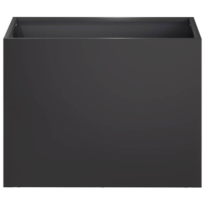 Garden Planter Black 40 x 30 x 30 cm Cold-rolled Steel