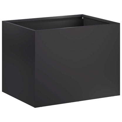 Garden Planter 2 pcs Black 40 x 30 x 30 cm Cold-rolled Steel