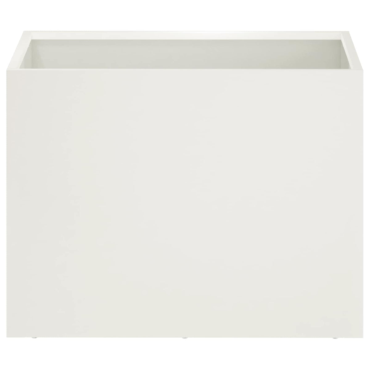 Garden Planter White 40 x 30 x 30 cm Cold-rolled Steel