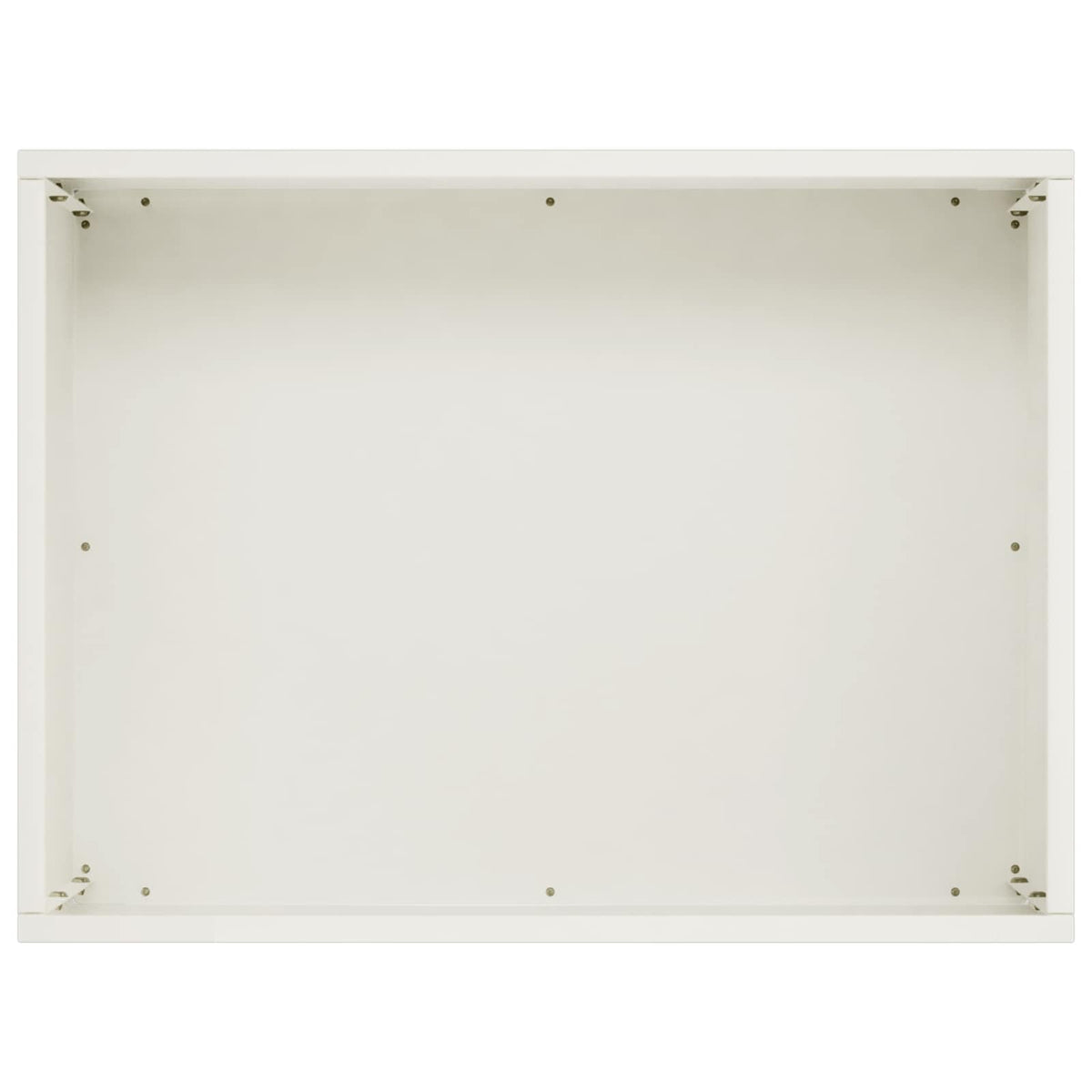 Garden Planter White 40 x 30 x 30 cm Cold-rolled Steel
