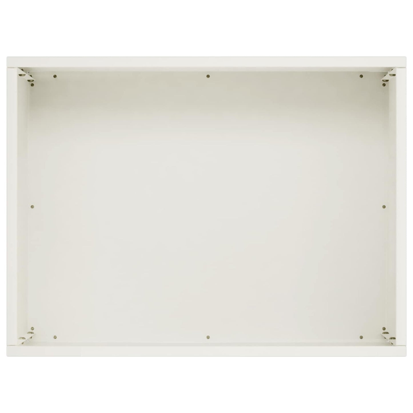 Garden Planter 2 pcs White 40 x 30 x 30 cm Cold-rolled Steel