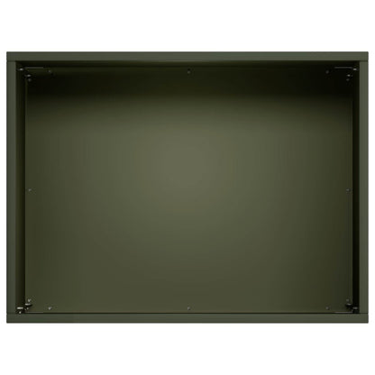 Garden Planter Olive Green 40 x 30 x 30 cm Cold-rolled Steel