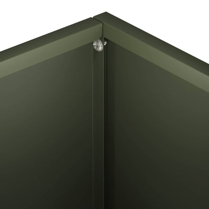 Garden Planter 2 pcs Olive Green 40 x 30 x 30 cm