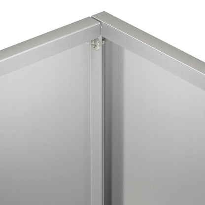 Garden Planter Silver 40 x 30 x 30 cm Galvanised Steel