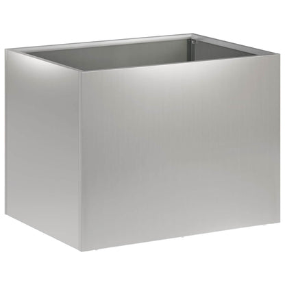 Garden Planter Silver 40 x 30 x 30 cm Galvanised Steel