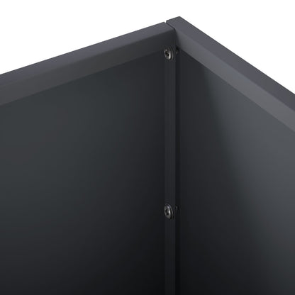 Garden Planter 2 pcs Anthracite 80 x 30 x 30 cm