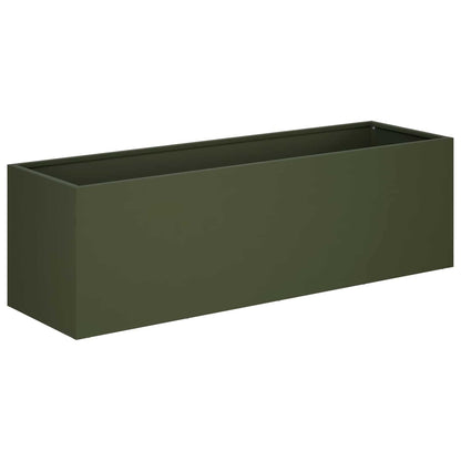 Garden Planter 2 pcs Olive Green 80 x 30 x 30 cm