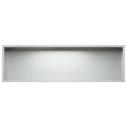 Garden Planter 2 pcs Silver 80 x 30 x 30 cm Galvanised Steel