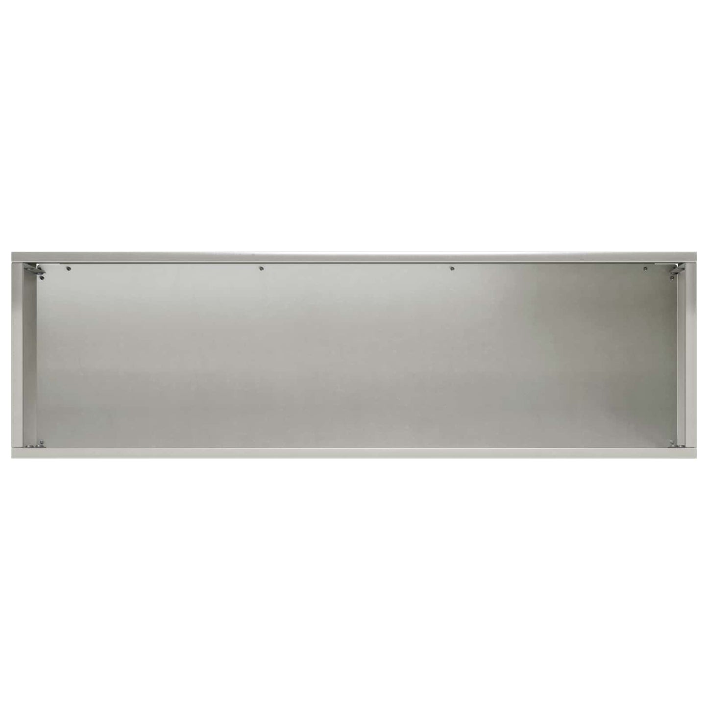 Garden Planter 2 pcs Silver 100 x 30 x 30 cm Stainless Steel