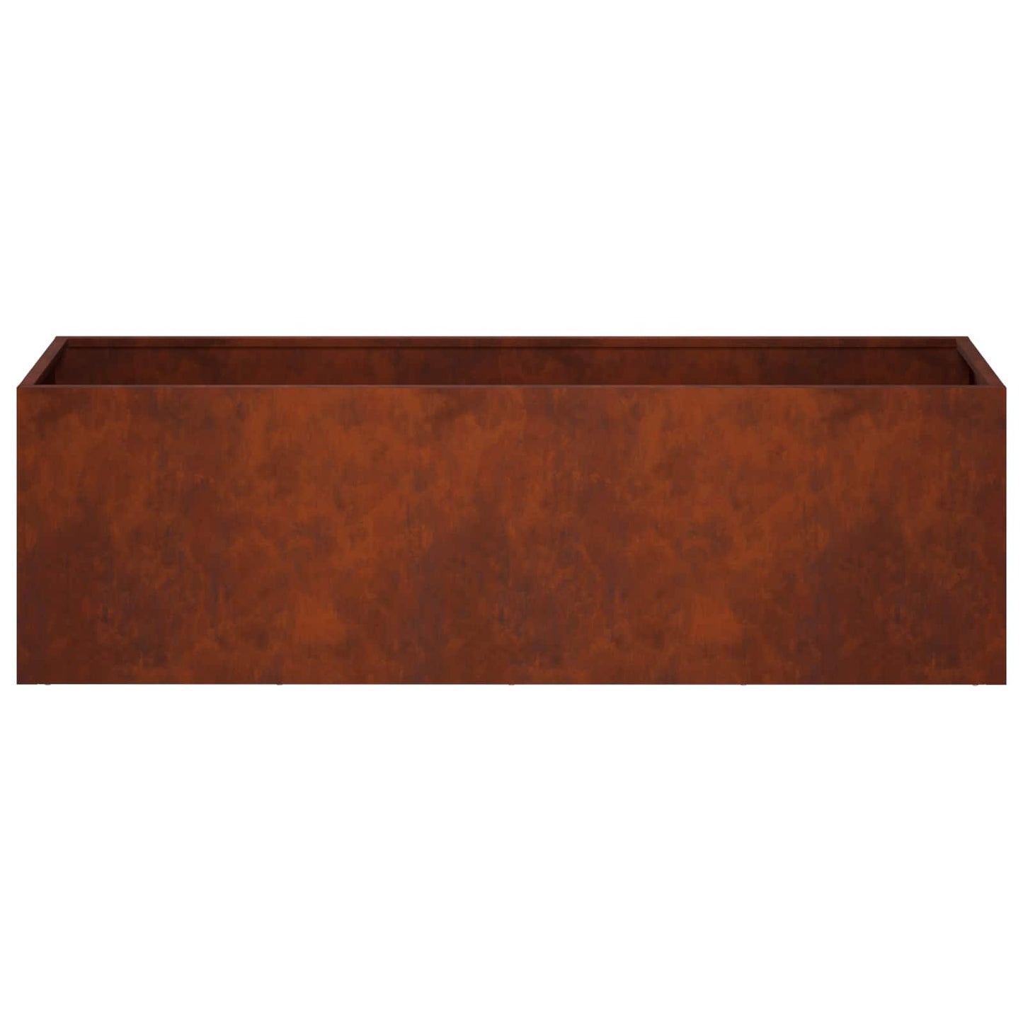 Garden Planter Rusty 100 x 30 x 30 cm Weathering Steel