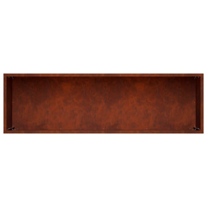 Garden Planter Rusty 100 x 30 x 30 cm Weathering Steel