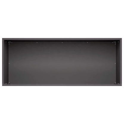 Garden Planter 2 pcs Black 80 x 40 x 40 cm Cold-rolled Steel