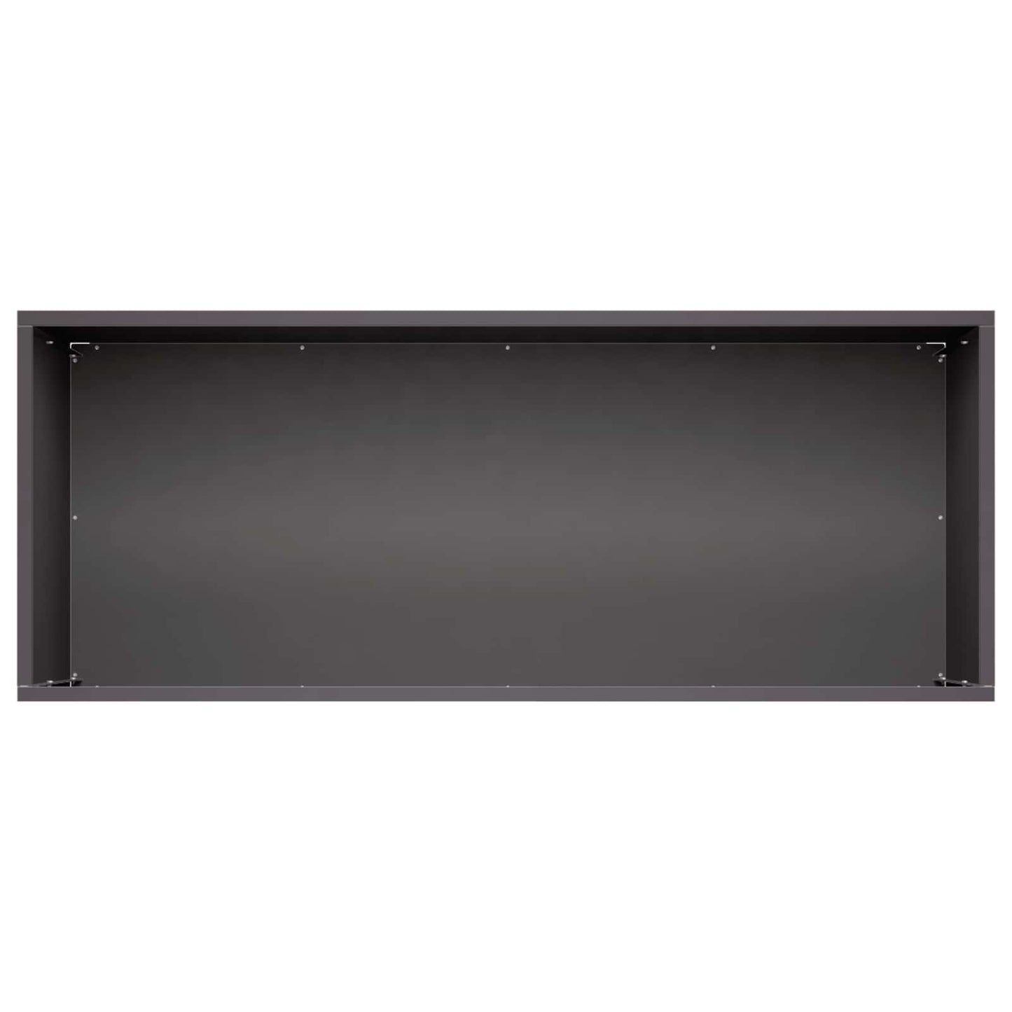 Garden Planter 2 pcs Black 100 x 40 x 40 cm Cold-rolled Steel