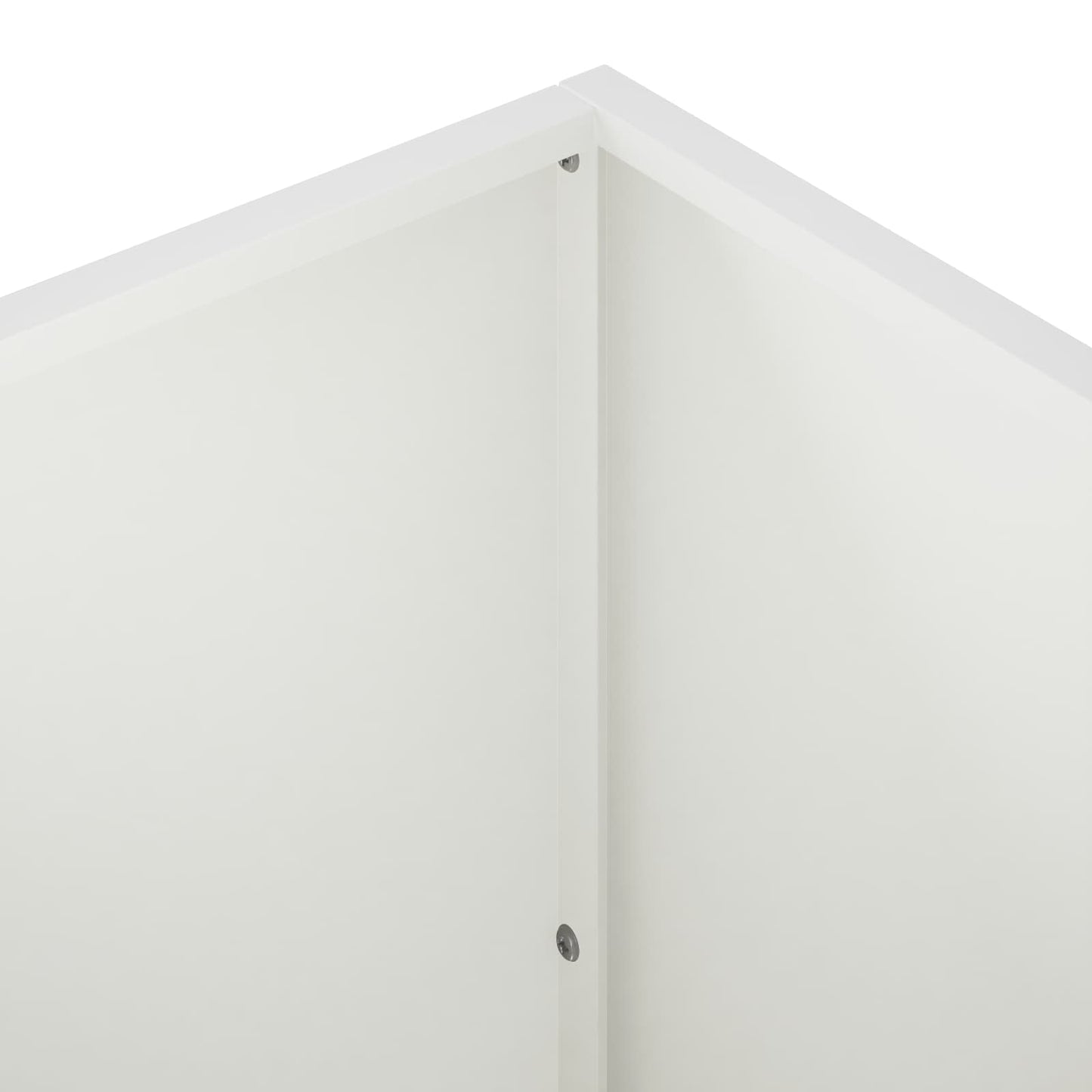 Garden Planter White 100 x 40 x 40 cm Cold-rolled Steel