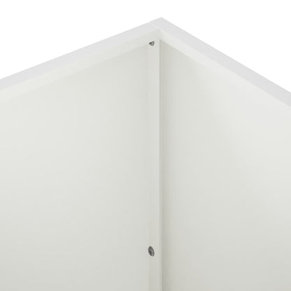 Garden Planter White 100 x 40 x 40 cm Cold-rolled Steel