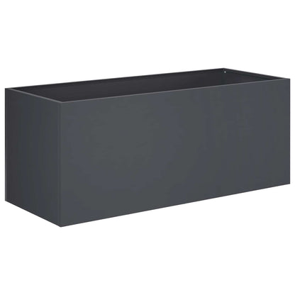 Garden Planter Anthracite 100 x 40 x 40 cm Cold-rolled Steel