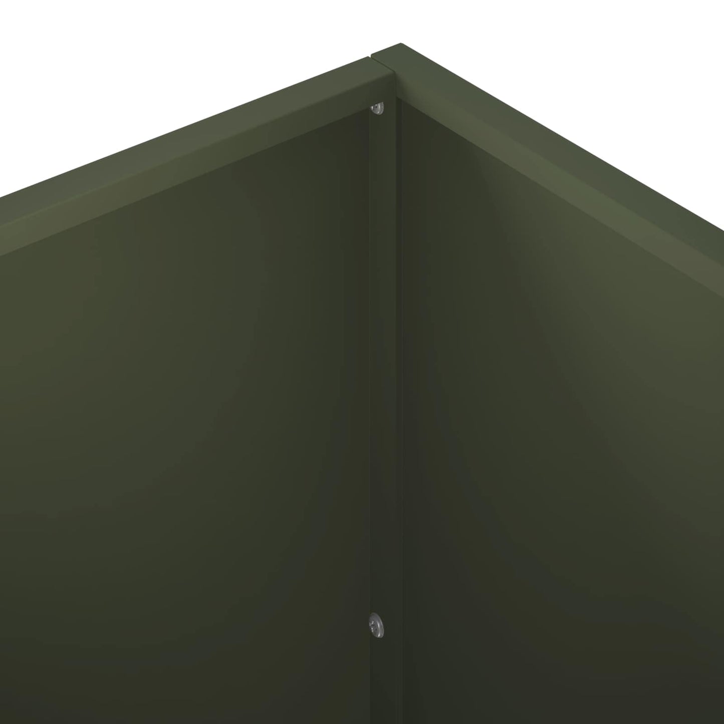 Garden Planter Olive Green 100 x 40 x 40 cm Cold-rolled Steel