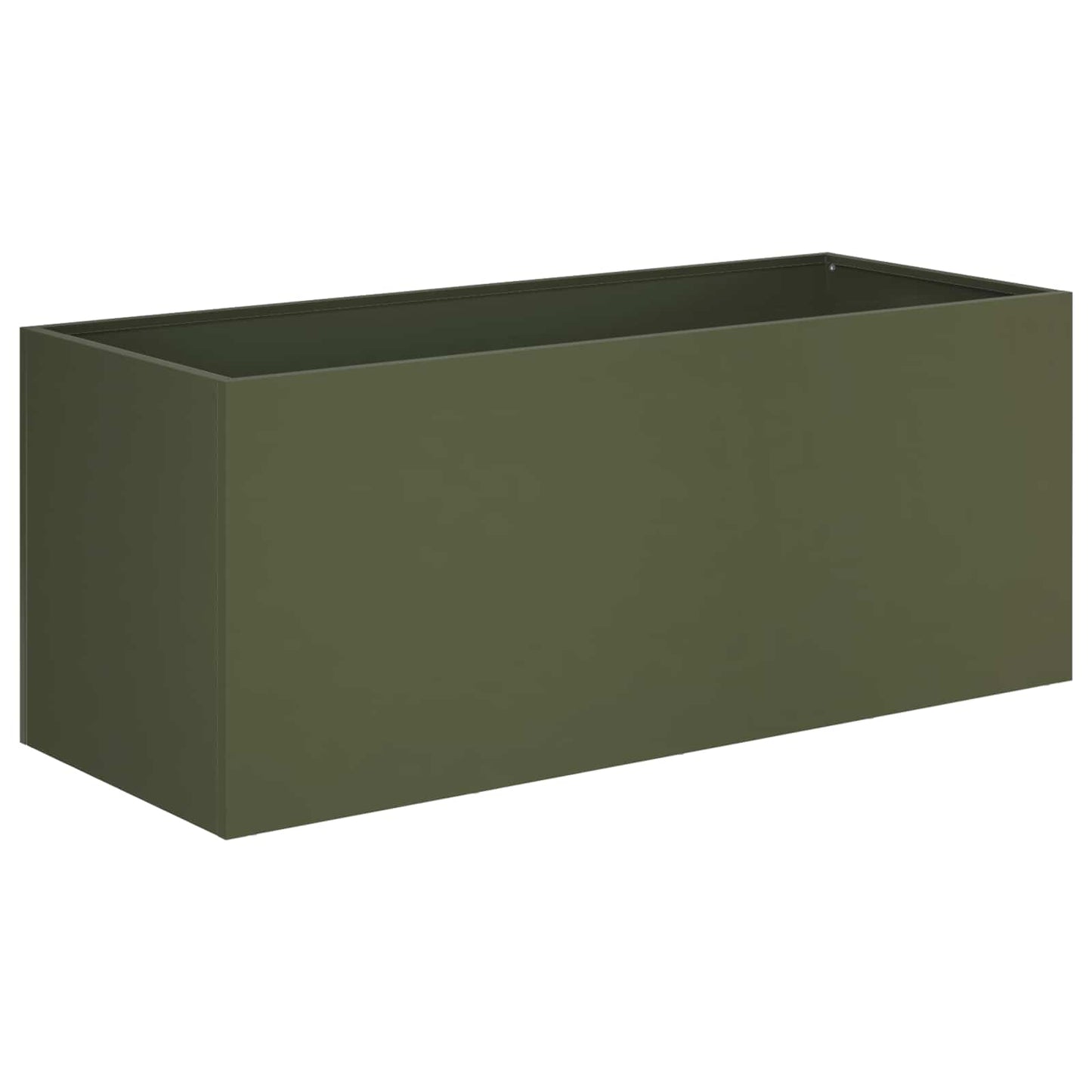 Garden Planter Olive Green 100 x 40 x 40 cm Cold-rolled Steel
