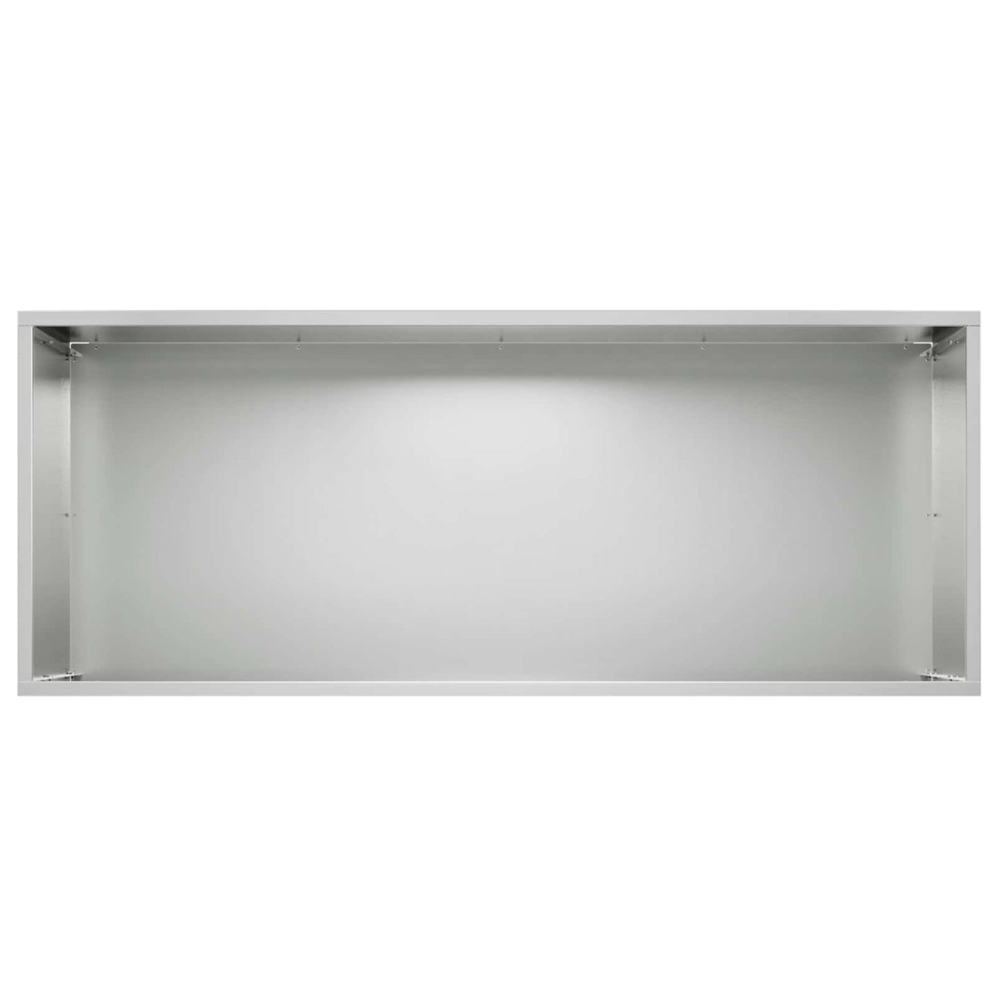Garden Planter 2 pcs Silver 100 x 40 x 40 cm Galvanised Steel
