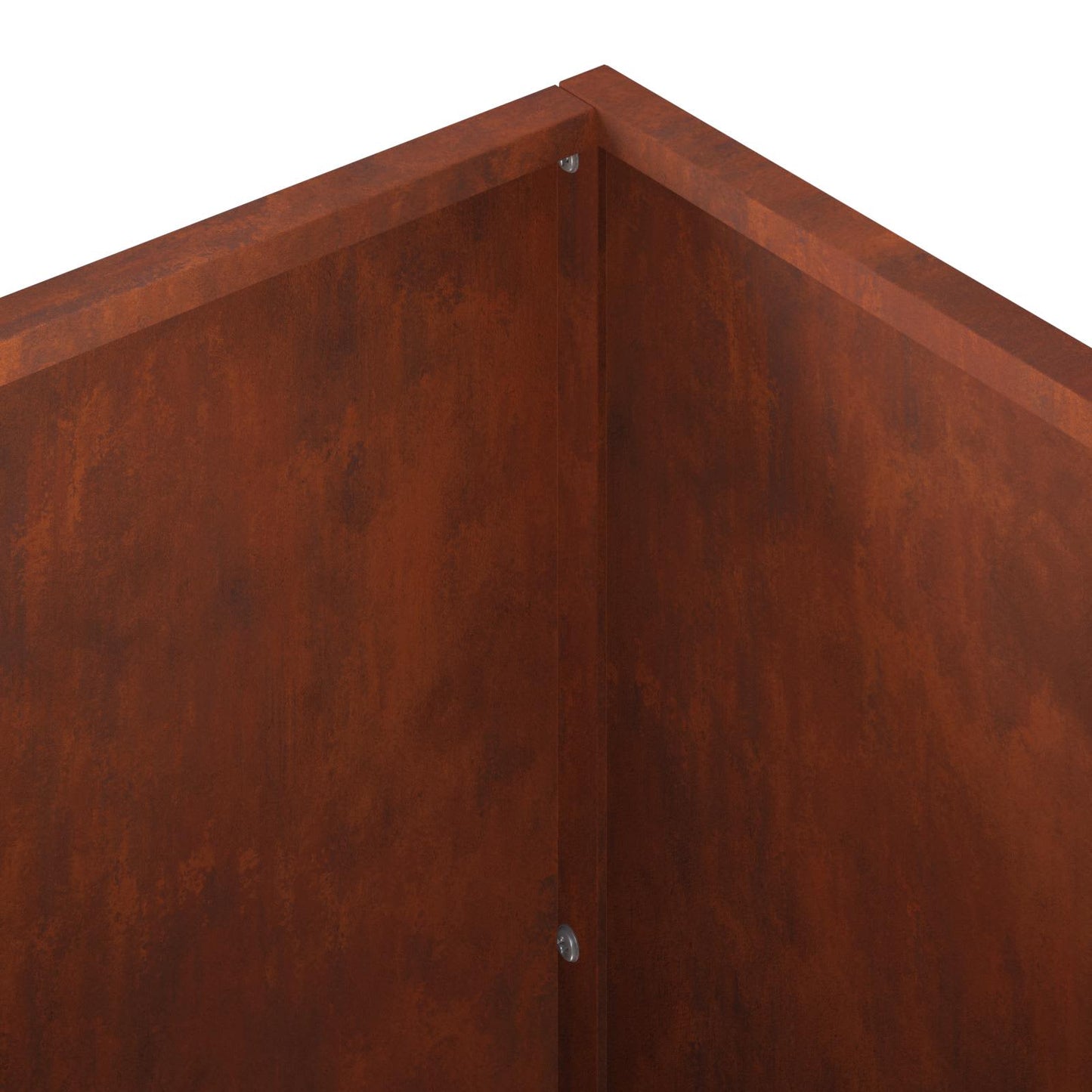 Garden Planter Rusty 100 x 40 x 40 cm Weathering Steel