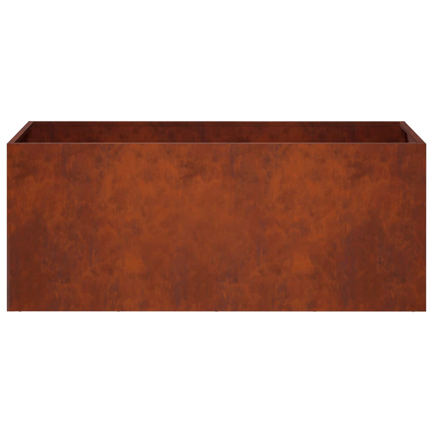 Garden Planter Rusty 100 x 40 x 40 cm Weathering Steel