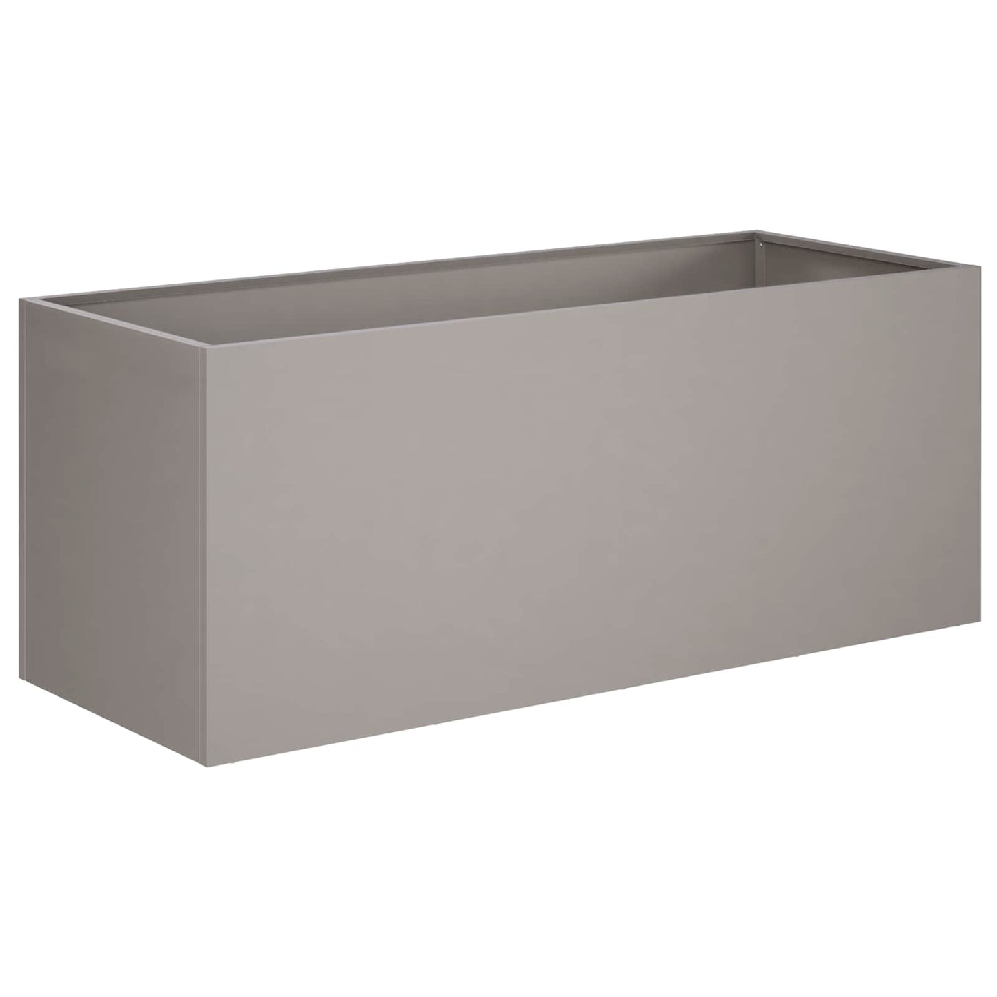 Garden Planter 2 pcs Rusty 100 x 40 x 40 cm Weathering Steel
