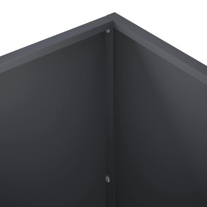 Garden Planter Anthracite 80 x 50 x 50 cm Cold-rolled Steel