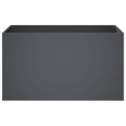 Garden Planter Anthracite 80 x 50 x 50 cm Cold-rolled Steel