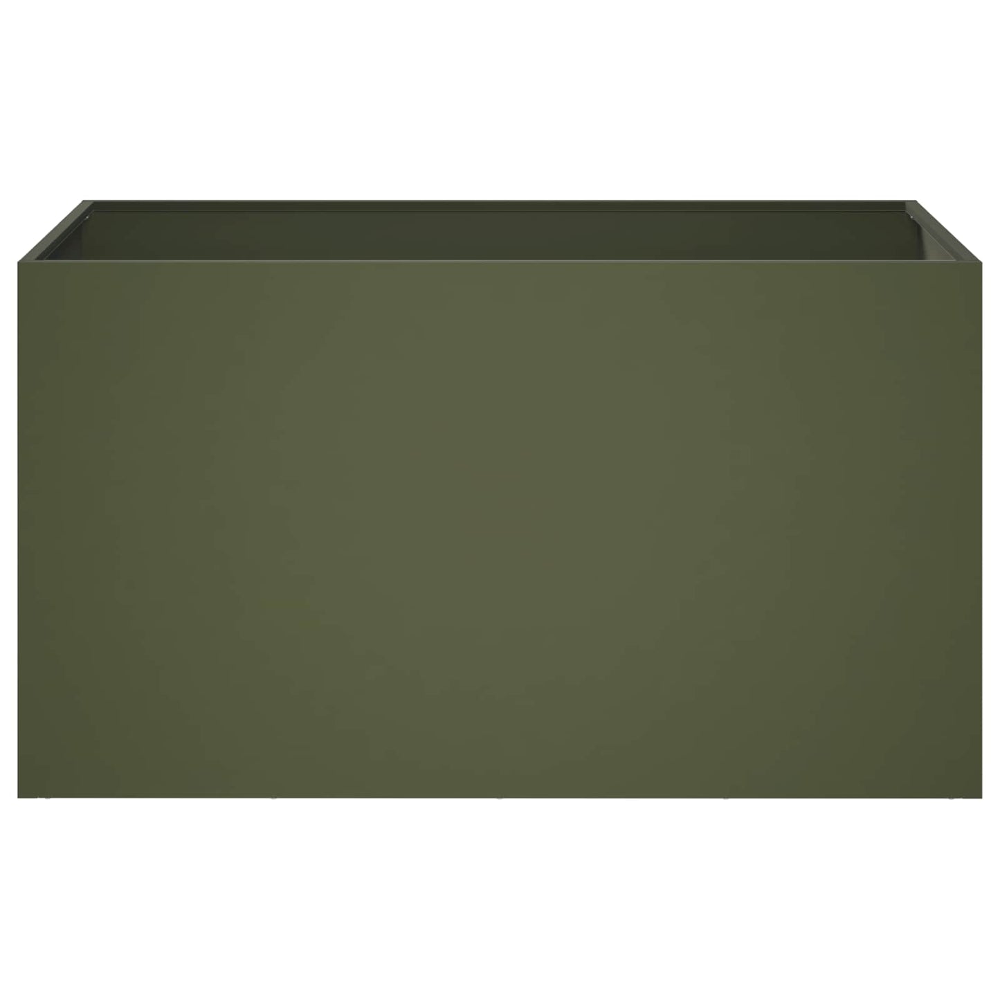 Garden Planter Olive Green 80 x 50 x 50 cm Cold-rolled Steel