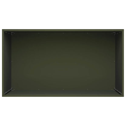 Garden Planter 2 pcs Olive Green 80 x 50 x 50 cm