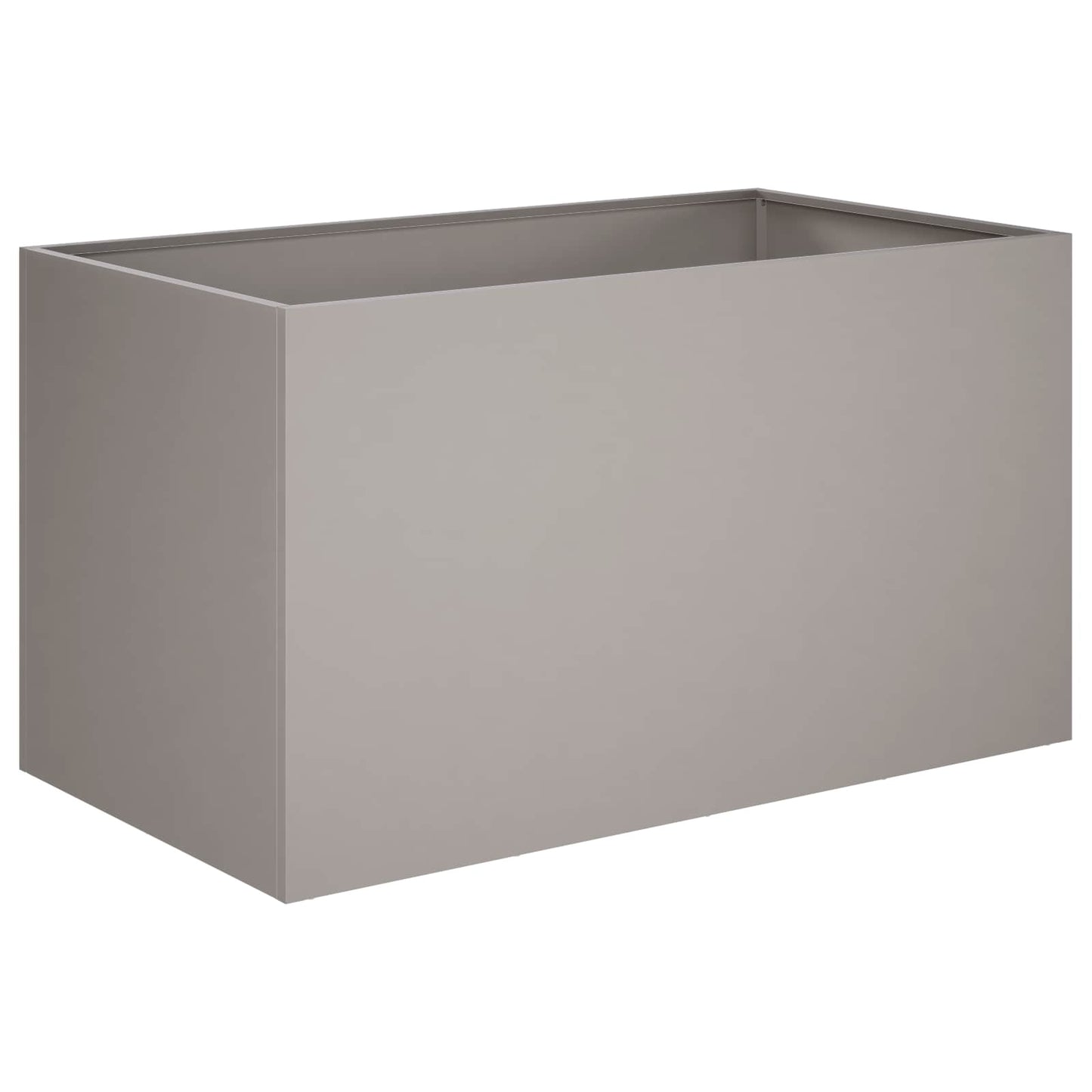 Garden Planter Rusty 80 x 50 x 50 cm Weathering Steel
