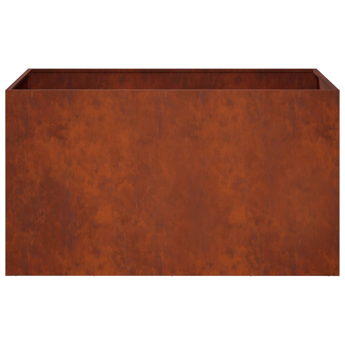 Garden Planter Rusty 80 x 50 x 50 cm Weathering Steel