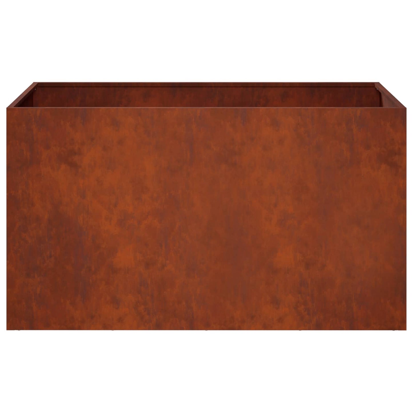 Garden Planter 2 pcs Rusty 80 x 50 x 50 cm Weathering Steel