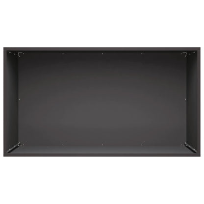 Garden Planter 2 pcs Black 100 x 50 x 50 cm Cold-rolled Steel