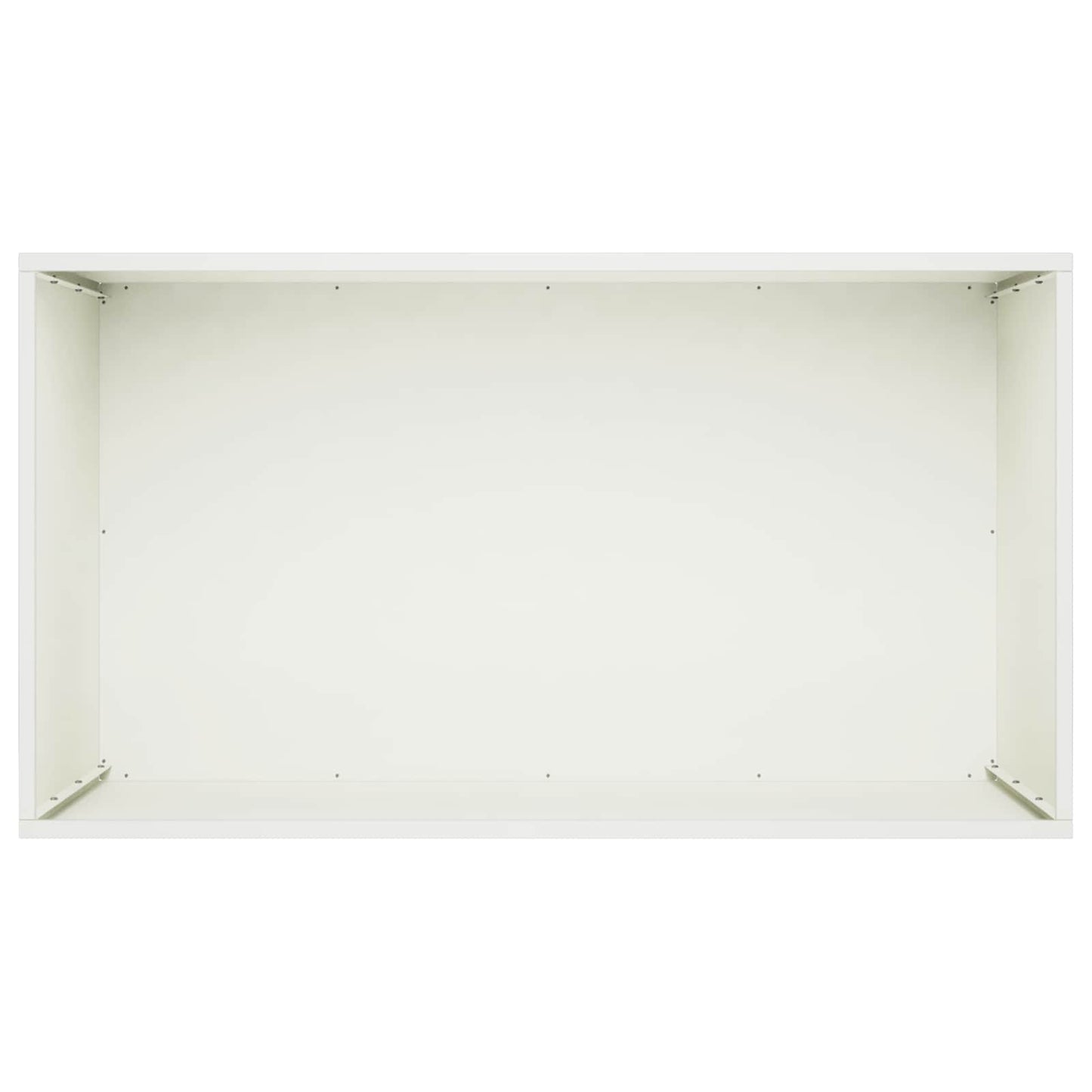 Garden Planter 2 pcs White 100 x 50 x 50 cm Cold-rolled Steel