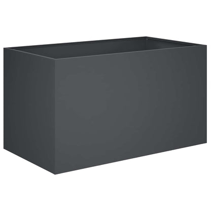 Garden Planter Anthracite 100 x 50 x 50 cm Cold-rolled Steel