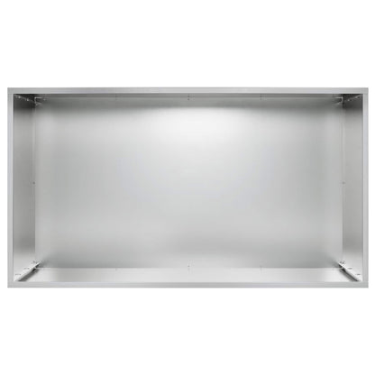 Garden Planter Silver 100 x 50 x 50 cm Galvanised Steel