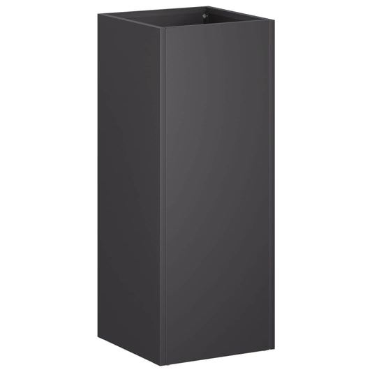 Garden Planter Black 20 x 20 x 40 cm Cold-rolled Steel