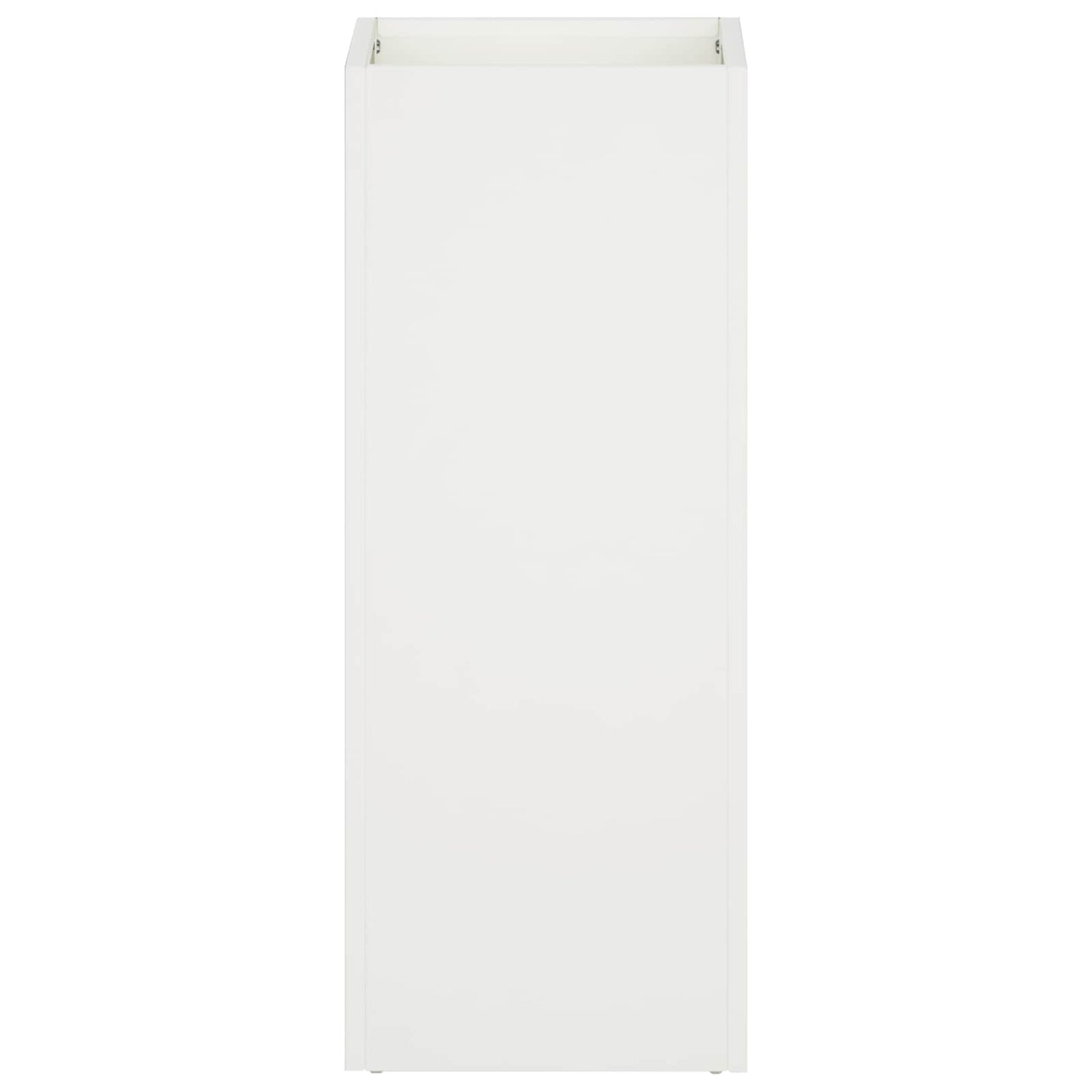 Garden Planter White 20 x 20 x 40 cm Cold-rolled Steel