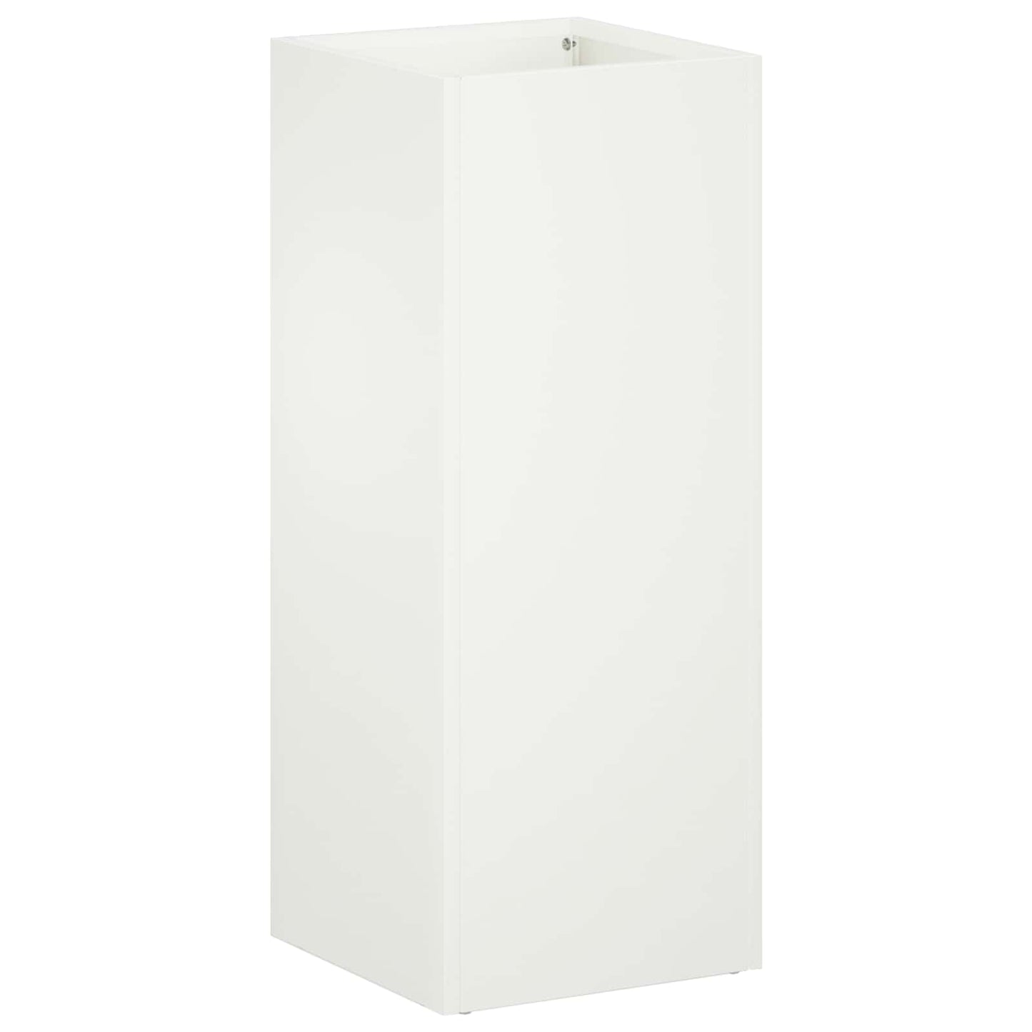 Garden Planter 2 pcs White 20 x 20 x 40 cm Cold-rolled Steel