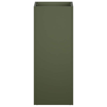 Garden Planter Olive Green 20 x 20 x 40 cm Cold-rolled Steel