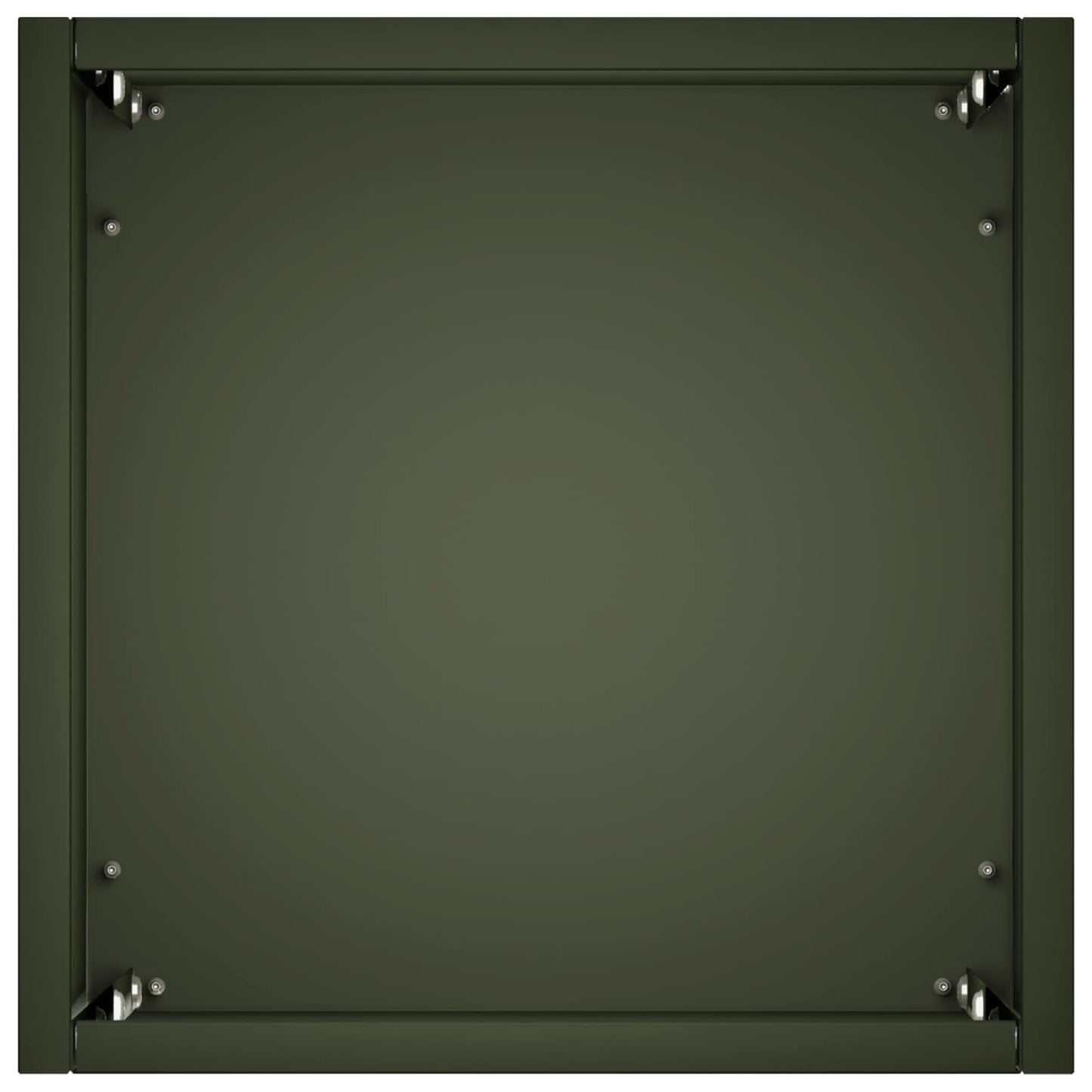 Garden Planter Olive Green 20 x 20 x 40 cm Cold-rolled Steel