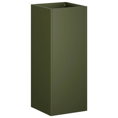 Garden Planter 2 pcs Olive Green 20 x 20 x 40 cm
