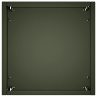 Garden Planter 2 pcs Olive Green 20 x 20 x 40 cm