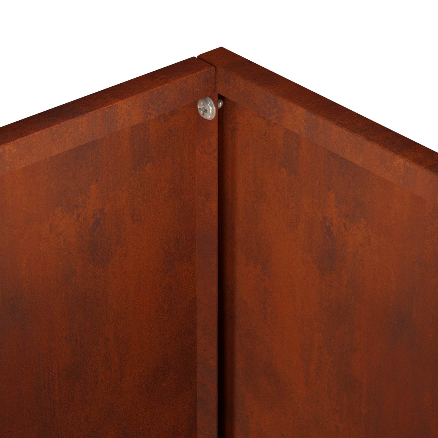 Garden Planter 2 pcs Rusty 20 x 20 x 40 cm Weathering Steel